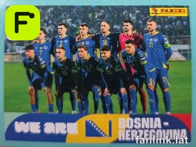 Team Photo #BIH13 — Lámina Panini FIFA World Cup 2026 (Bosnia and Herzegovina)