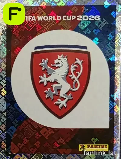 Emblem #CZE1 — Lámina Panini FIFA World Cup 2026 (Czechia)