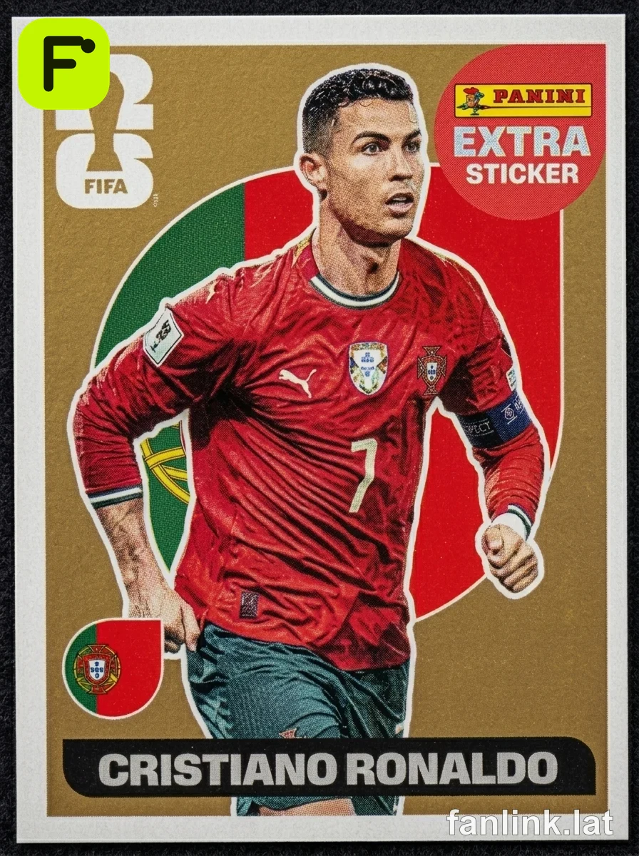 Cristiano Ronaldo (Gold) #EXTRA5G · Panini Mundial 2026… · FanLink