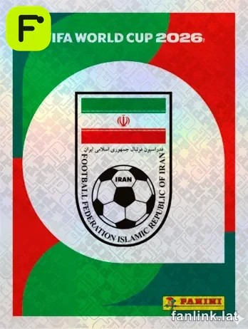 Emblem #IRN1 — Lámina Panini FIFA World Cup 2026 (Iran)