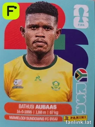 Bathasi Aubaas #RSA14 — Lámina Panini FIFA World Cup 2026 (South Africa)